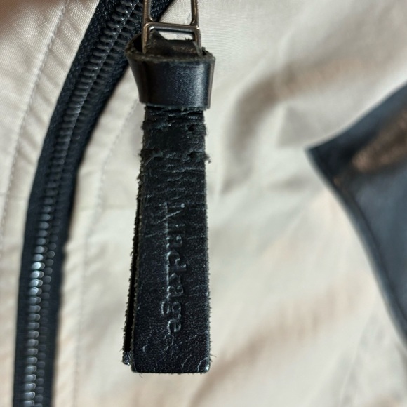 MACKAGE Sz S Kelsie Tan W/ Black Accents  Hooded Back Buckle Many Pockets Jacket - Picture 5 of 14